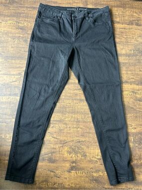 Frankie & Stella Black Skinny Jeans — Slim Stretch Fit